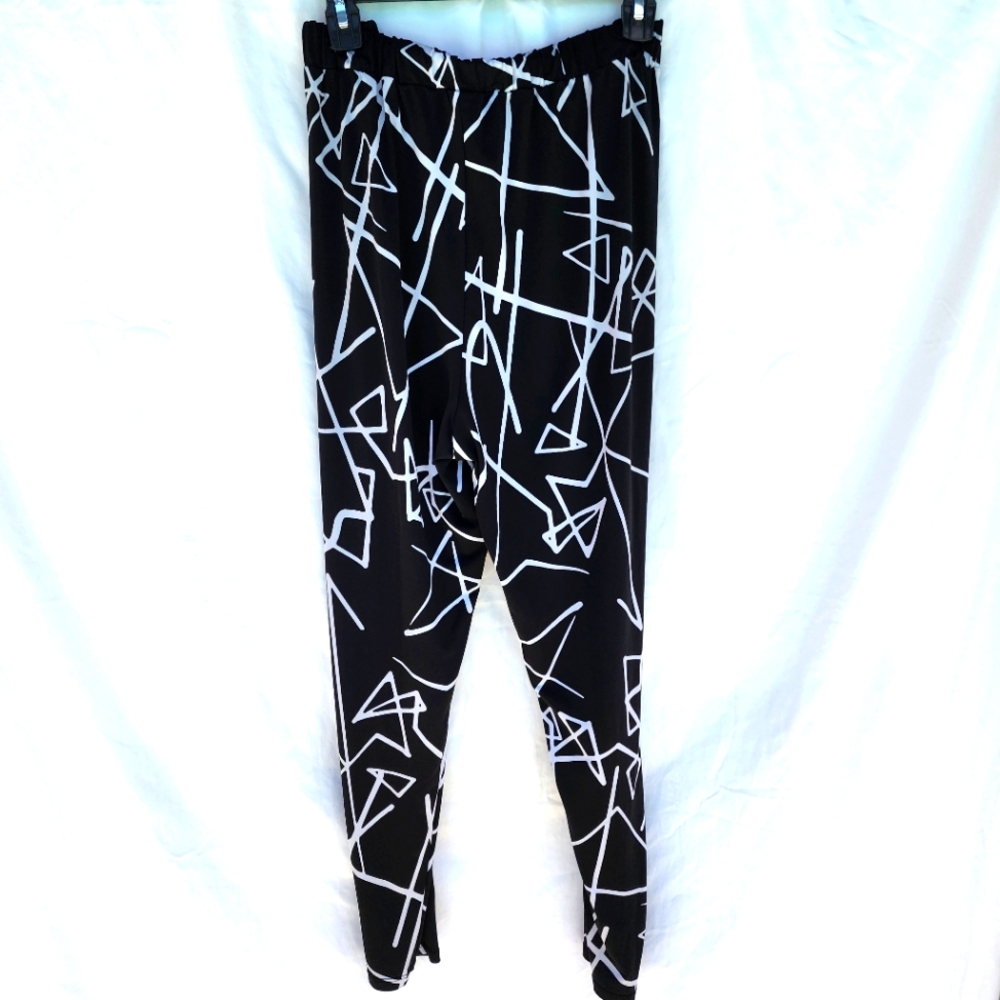 Style & Co,  super comfortable casual pants, black and white, 1X